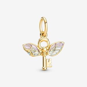 Pandora X Harry Potter 14K Gold Plated Winged Key Pendant